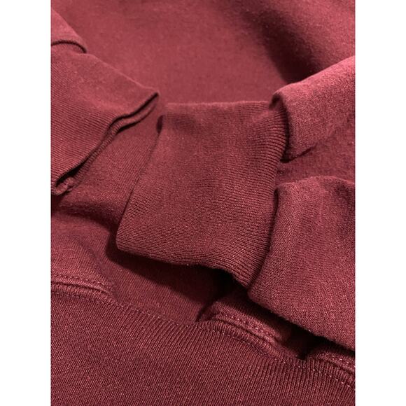 Vintage Hockey Outlet Sweater Adult Size Large Red'ish Purple Long Sleeve 90's - Picture 11 of 12